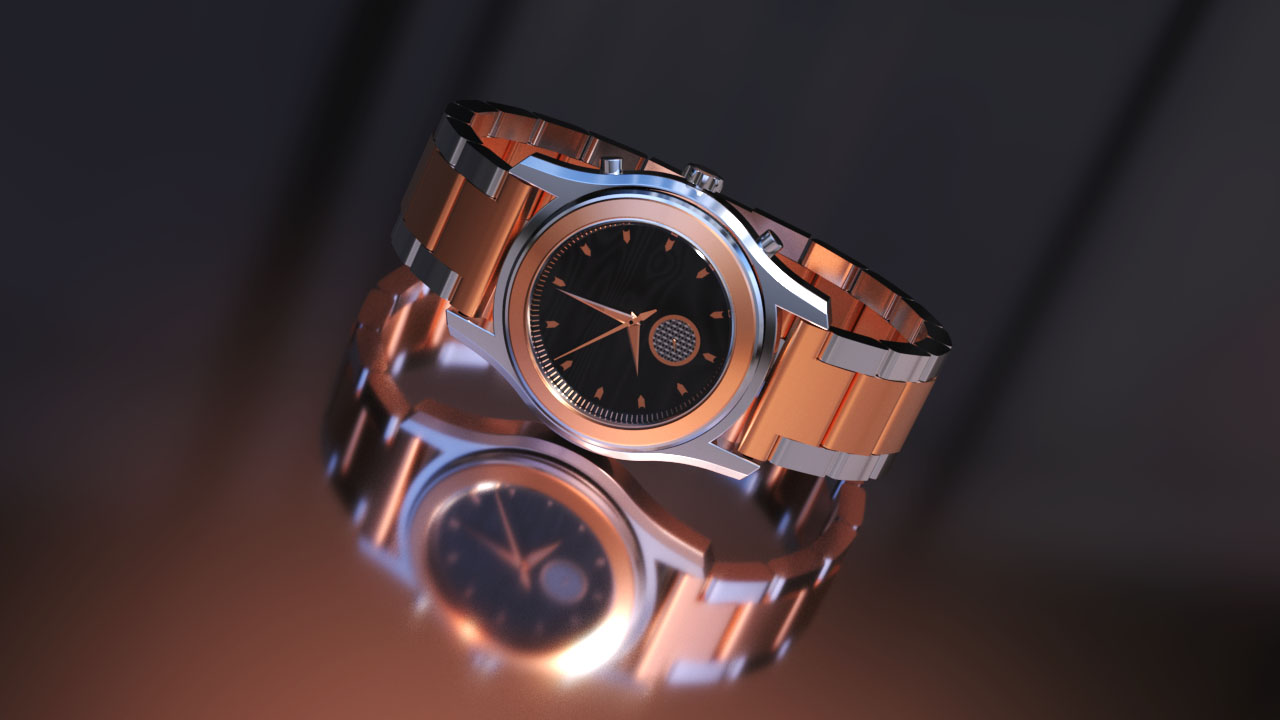 Zegarek grafika 3d